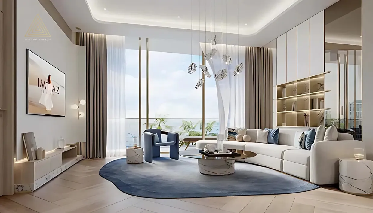 Sunset Bay at Dubai Islands by Imtiaz Developmentsسانسيت باي في جزر دبي من شركة امتياز للتطوير العقاري.living