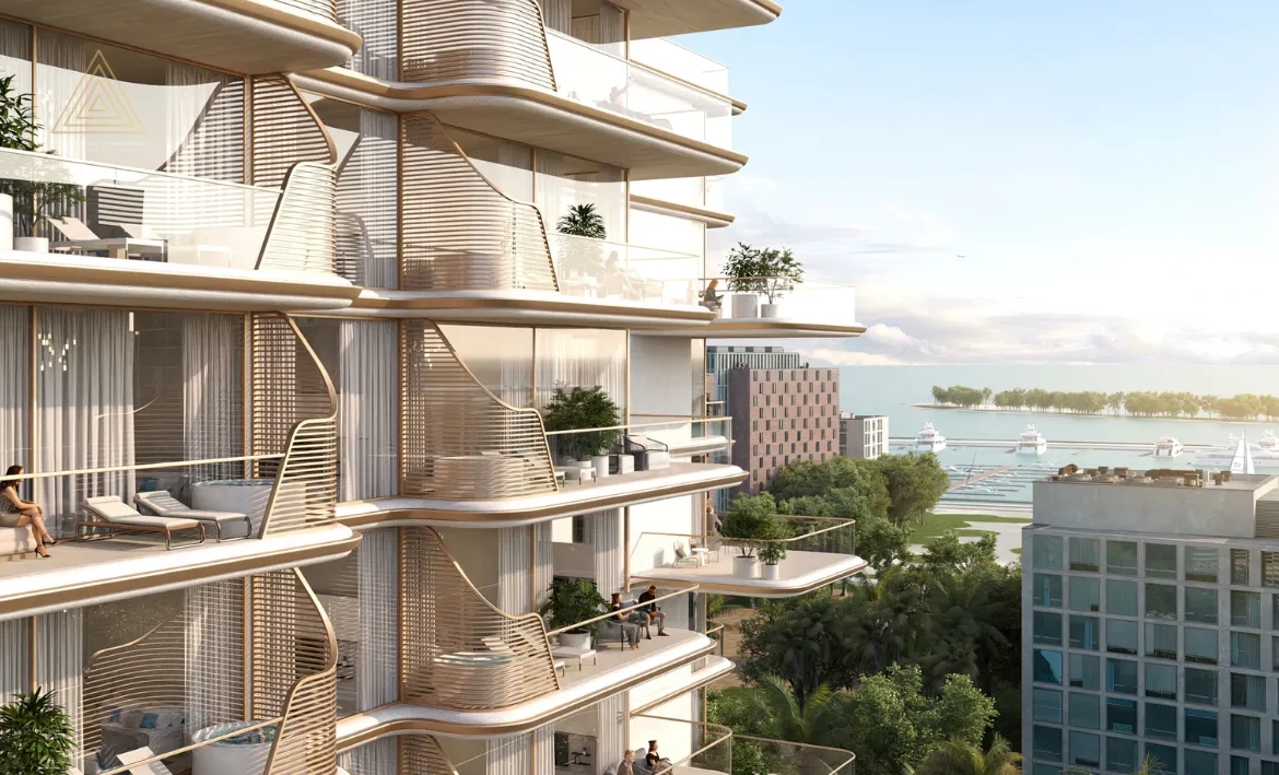 Sunset Bay at Dubai Islands by Imtiaz Developmentsسانسيت باي في جزر دبي من شركة امتياز للتطوير العقاري.terraces