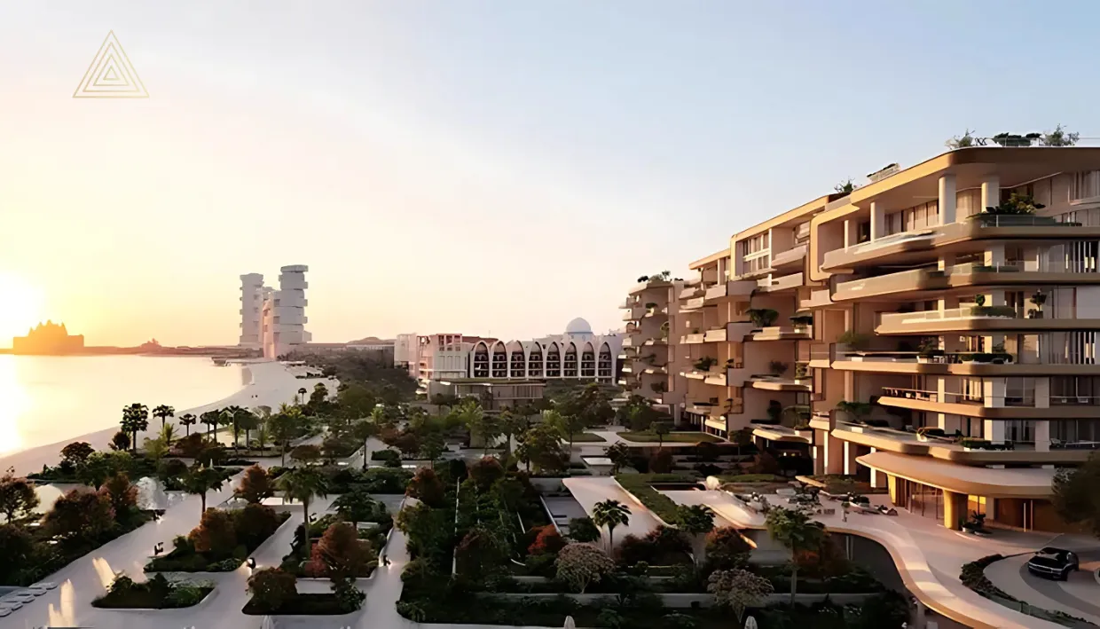 The Alba Residences Dorchester Collection at Palm Jumeirah by Omniyatمجموعة ألبا ريزيدنسز دورشيستر في نخلة جميرا من أمنياتbuilding