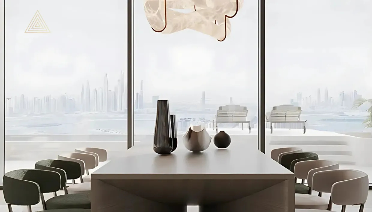 The Alba Residences Dorchester Collection at Palm Jumeirah by Omniyatمجموعة ألبا ريزيدنسز دورشيستر في نخلة جميرا من أمنياتdinning