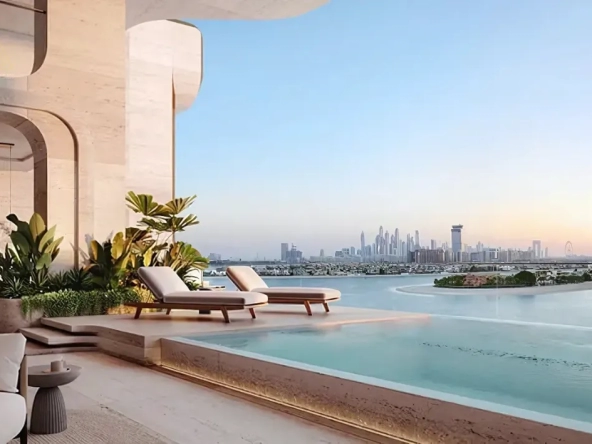 The Alba Residences Dorchester Collection at Palm Jumeirah by Omniyatمجموعة ألبا ريزيدنسز دورشيستر في نخلة جميرا من أمنياتswimming pool
