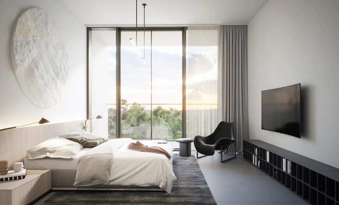 The Gate 4 at Aljada, Sharjah by Arada Developersالبوابة 4 في الجادة، الشارقة من شركة أراد للتطوير العقاريbedroom