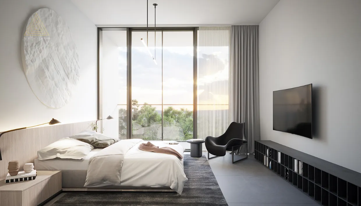 The Gate 4 at Aljada, Sharjah by Arada Developersالبوابة 4 في الجادة، الشارقة من شركة أراد للتطوير العقاريbedroom