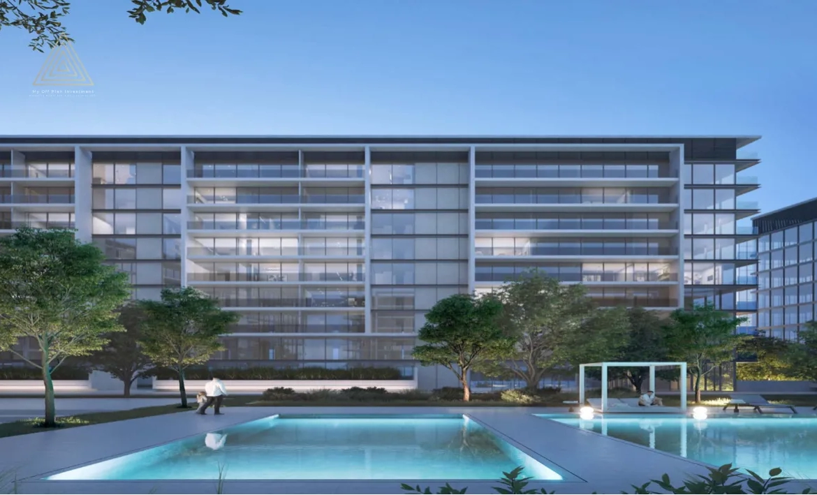 The Gate 4 at Aljada, Sharjah by Arada Developersالبوابة 4 في الجادة، الشارقة من شركة أراد للتطوير العقاريswimming pool