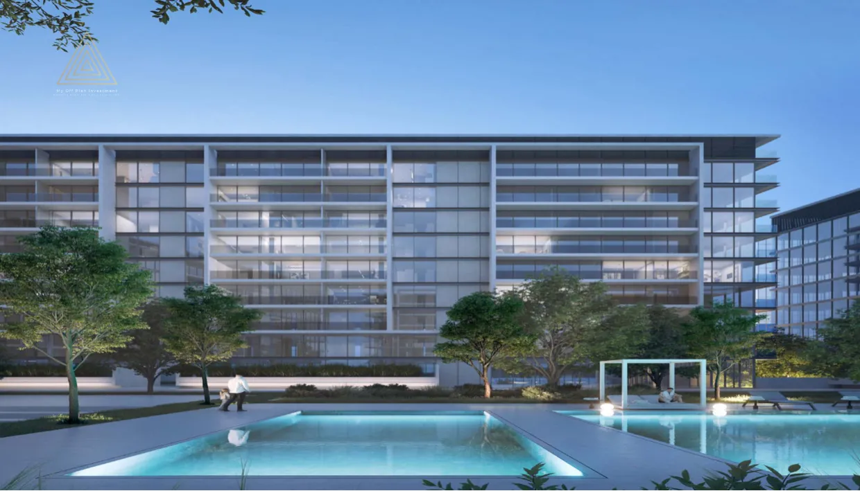 The Gate 4 at Aljada, Sharjah by Arada Developersالبوابة 4 في الجادة، الشارقة من شركة أراد للتطوير العقاريswimming pool
