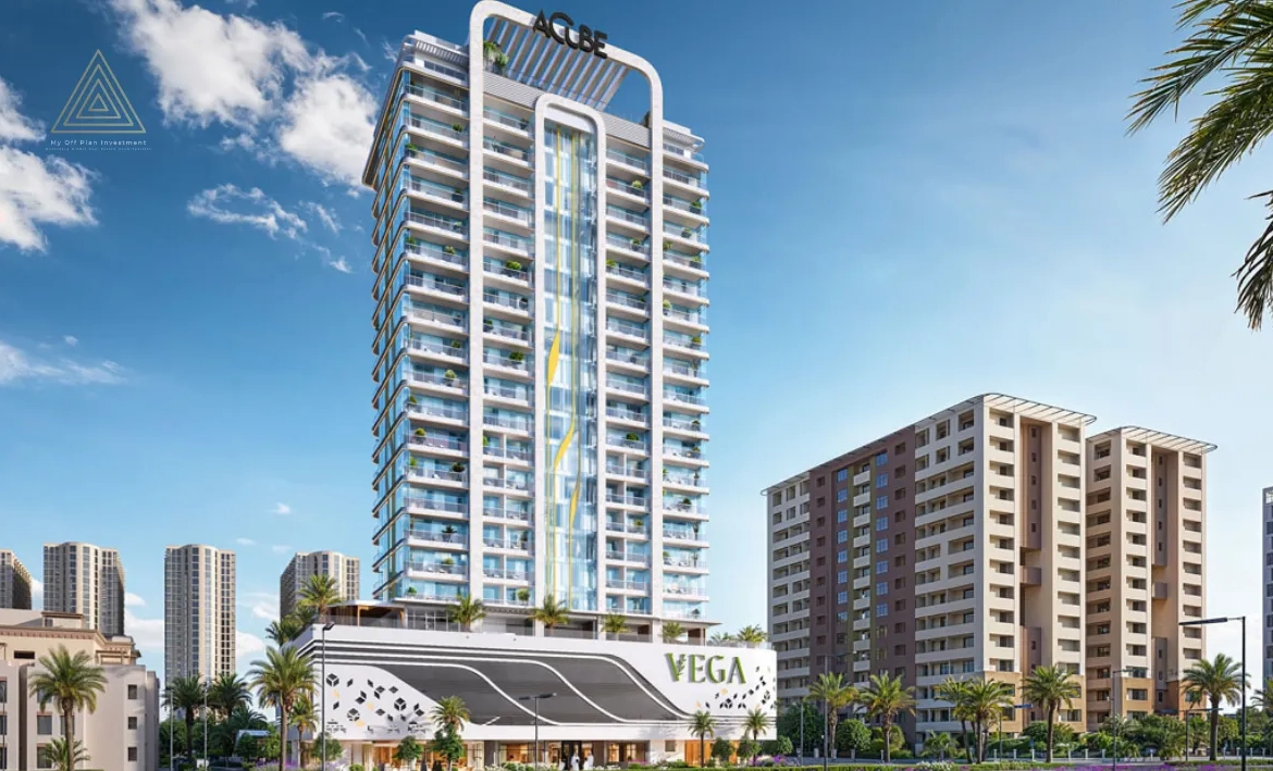 Vega Residence at Dubai Sports City by Acube Developmentsفيجا ريزيدنس في مدينة دبي الرياضية من شركة أكيوب للتطوير العقاري