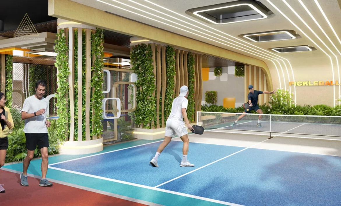 Vega Residence at Dubai Sports City by Acube Developmentsفيجا ريزيدنس في مدينة دبي الرياضية من شركة أكيوب للتطوير العقاريbadminton