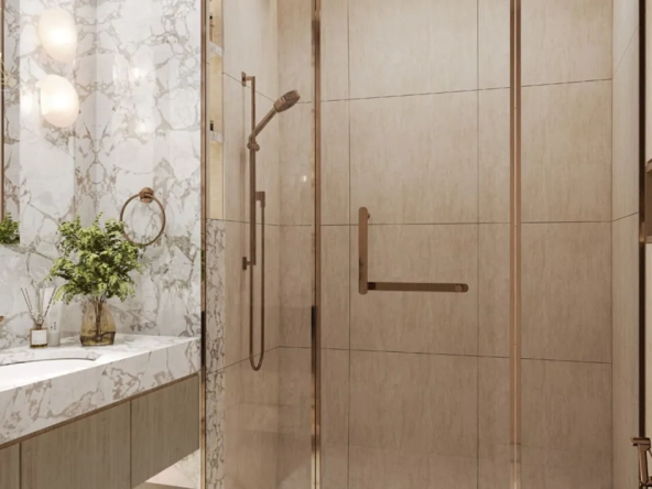 Vega Residence at Dubai Sports City by Acube Developmentsفيجا ريزيدنس في مدينة دبي الرياضية من شركة أكيوب للتطوير العقاريbathroom