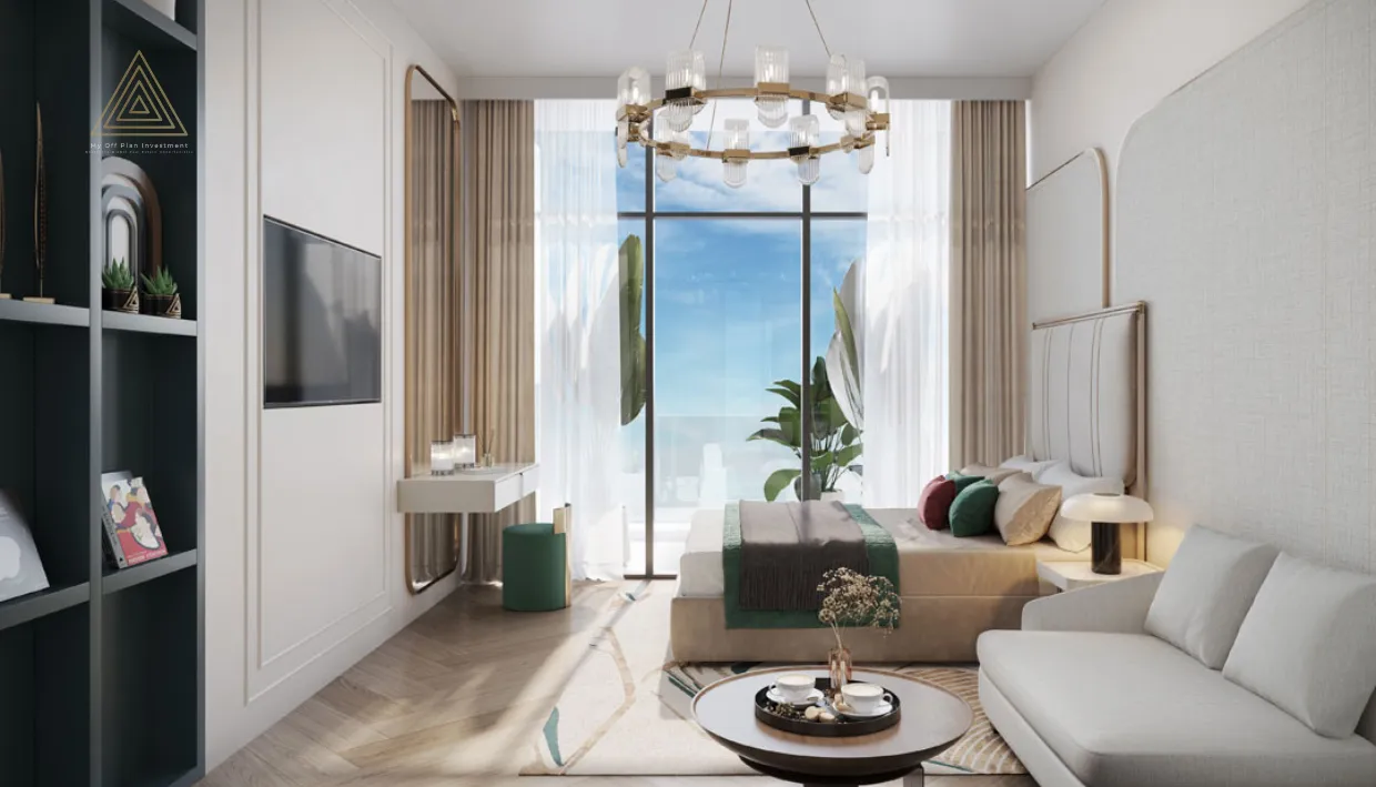 Vega Residence at Dubai Sports City by Acube Developmentsفيجا ريزيدنس في مدينة دبي الرياضية من شركة أكيوب للتطوير العقاريbedroom