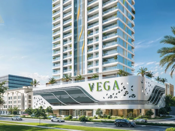Vega Residence at Dubai Sports City by Acube Developmentsفيجا ريزيدنس في مدينة دبي الرياضية من شركة أكيوب للتطوير العقاريentrance
