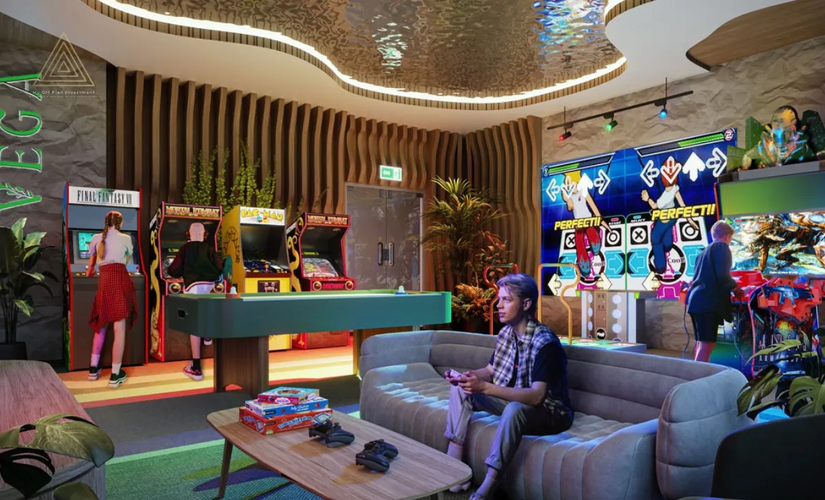 Vega Residence at Dubai Sports City by Acube Developmentsفيجا ريزيدنس في مدينة دبي الرياضية من شركة أكيوب للتطوير العقاريgaming zone