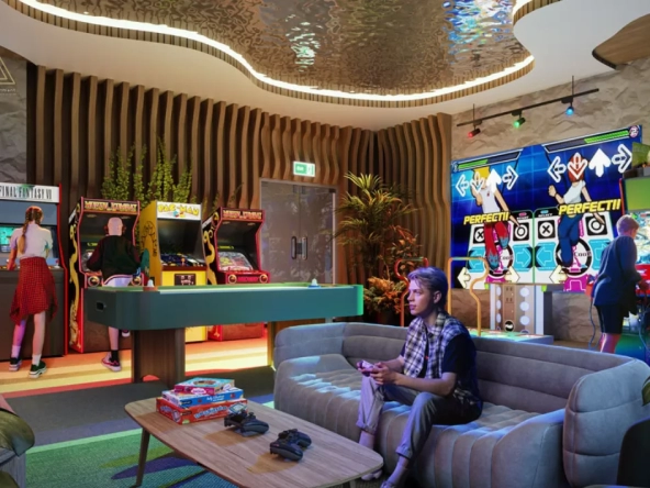 Vega Residence at Dubai Sports City by Acube Developmentsفيجا ريزيدنس في مدينة دبي الرياضية من شركة أكيوب للتطوير العقاريgaming zone