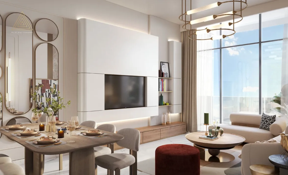 Vega Residence at Dubai Sports City by Acube Developmentsفيجا ريزيدنس في مدينة دبي الرياضية من شركة أكيوب للتطوير العقاريliving