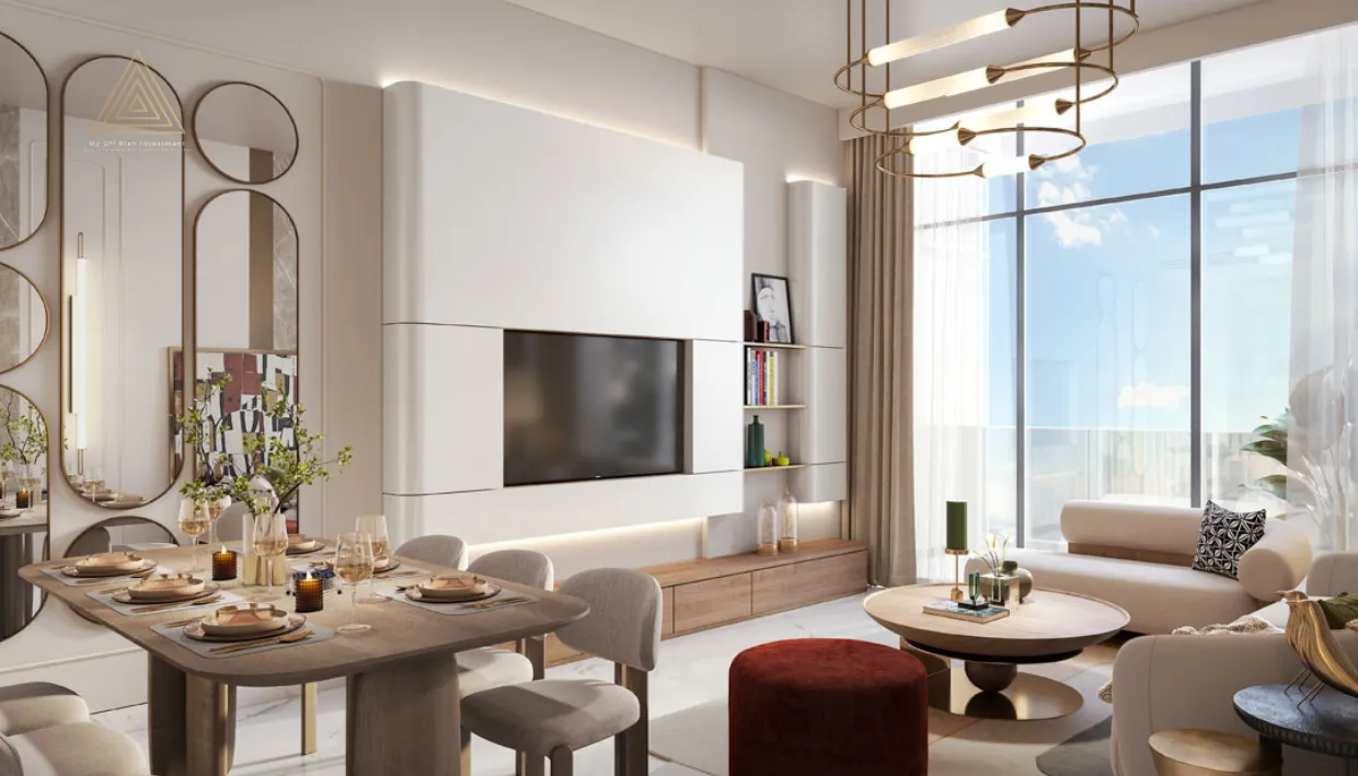 Vega Residence at Dubai Sports City by Acube Developmentsفيجا ريزيدنس في مدينة دبي الرياضية من شركة أكيوب للتطوير العقاريliving