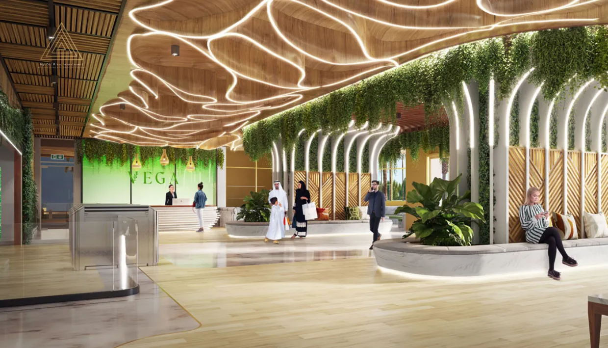 Vega Residence at Dubai Sports City by Acube Developmentsفيجا ريزيدنس في مدينة دبي الرياضية من شركة أكيوب للتطوير العقاريliving
