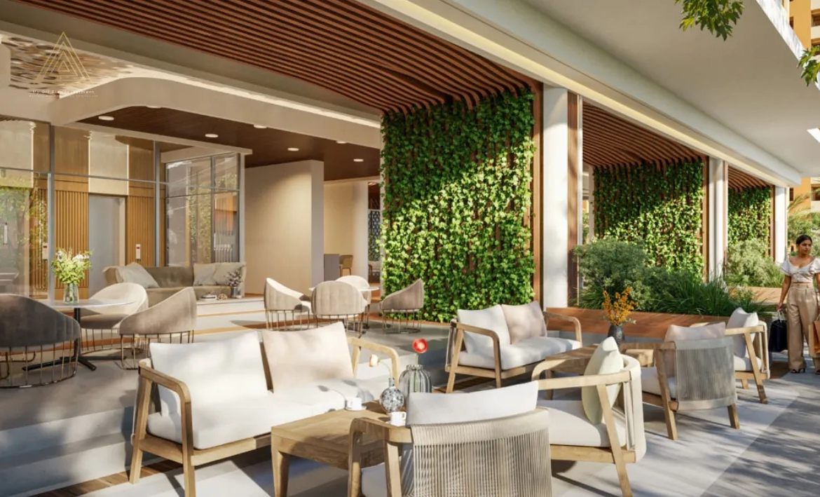 Vega Residence at Dubai Sports City by Acube Developmentsفيجا ريزيدنس في مدينة دبي الرياضية من شركة أكيوب للتطوير العقاريoutdoor sitting