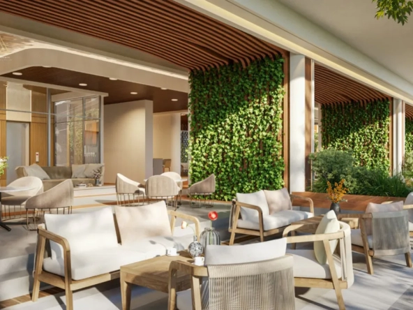 Vega Residence at Dubai Sports City by Acube Developmentsفيجا ريزيدنس في مدينة دبي الرياضية من شركة أكيوب للتطوير العقاريoutdoor sitting
