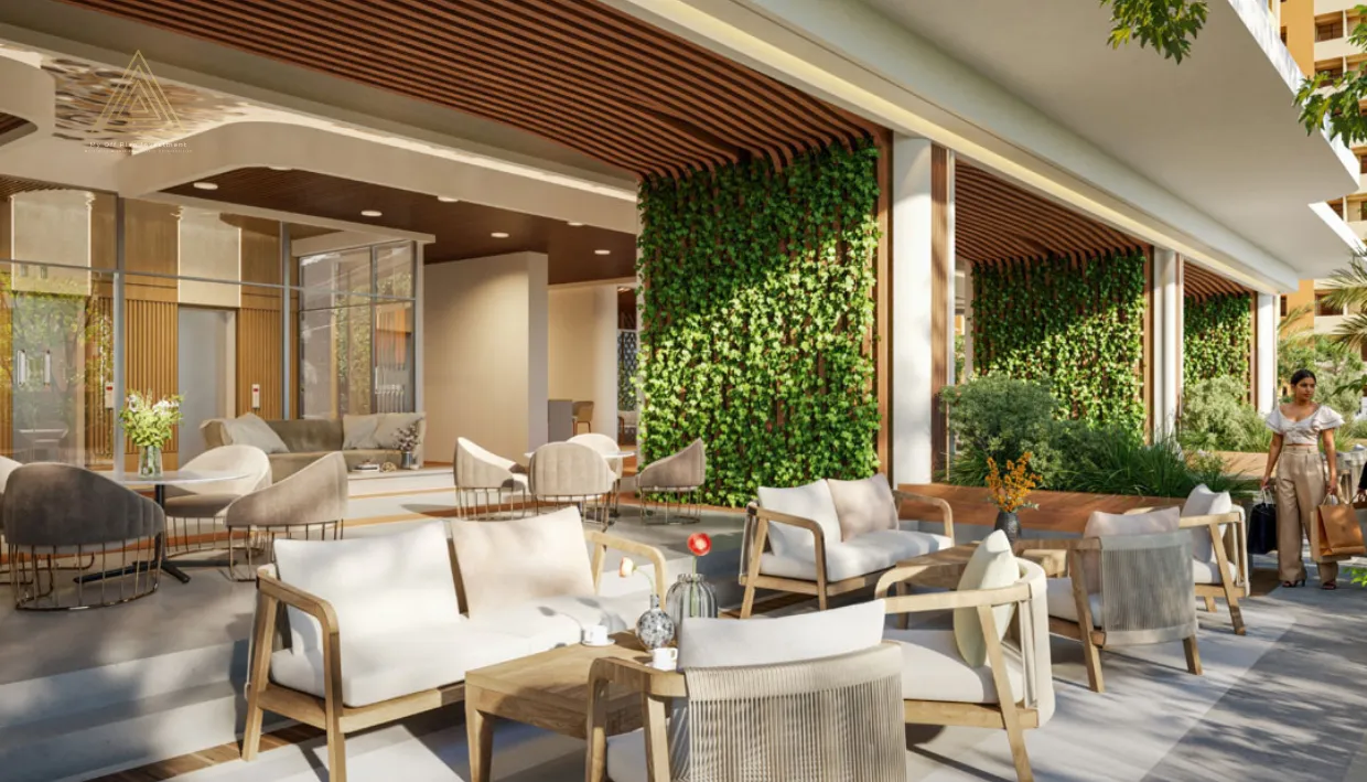Vega Residence at Dubai Sports City by Acube Developmentsفيجا ريزيدنس في مدينة دبي الرياضية من شركة أكيوب للتطوير العقاريoutdoor sitting