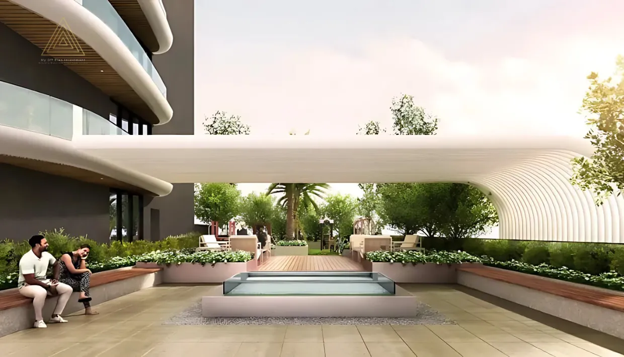 Westwood Grande at JVC by Imtiaz Developmentsويستوود غراندي في قرية جميرا الدائرية من شركة امتياز للتطوير العقاريoutdoor seating