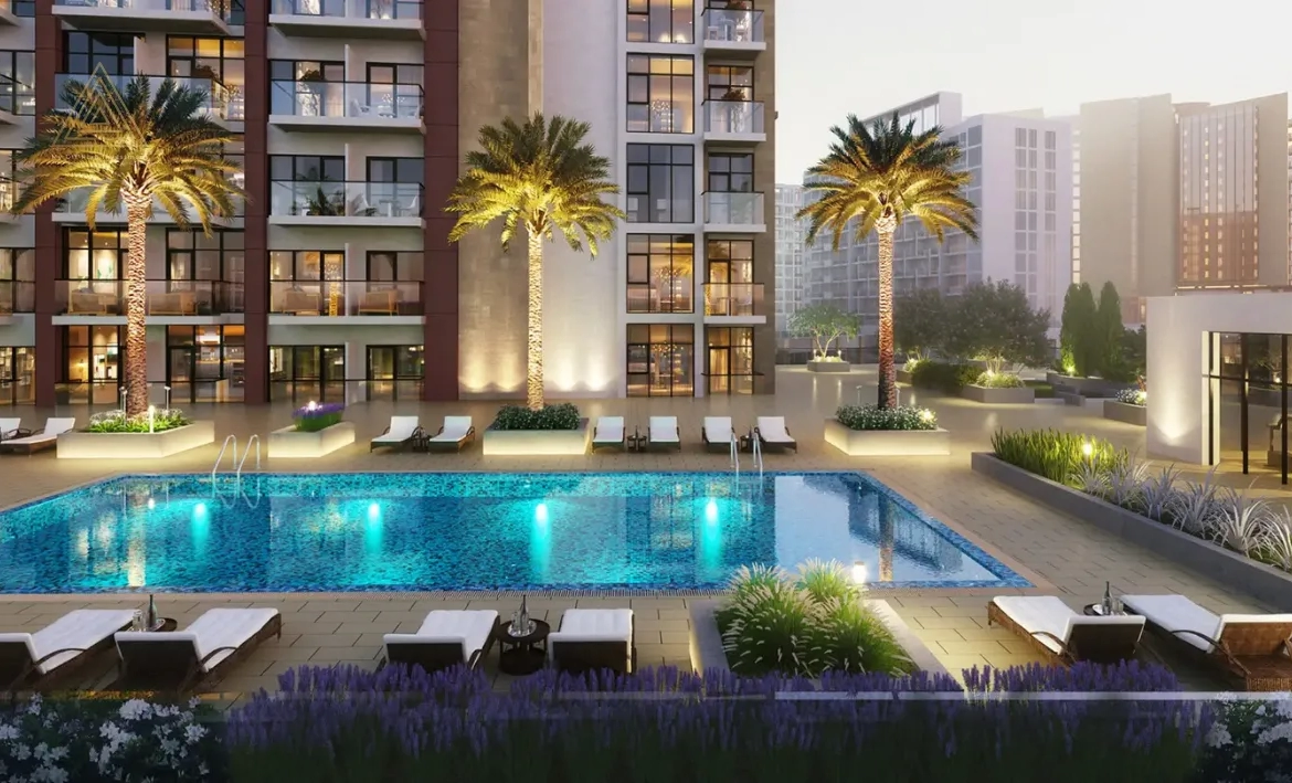 Azizi Riviera at Meydan by Azizi Developmentsعزيزي ريفييرا في ميدان من عزيزي للتطوير العقاريpool