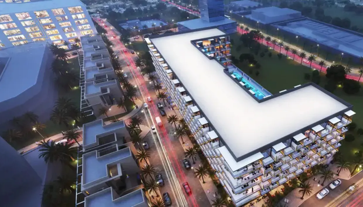 Binghatti Crescent at JVC, Dubai by Binghatti Developersبن غاطي كريسنت في قرية جميرا سيركل، دبي من شركة بن غاطي للتطوير العقاري