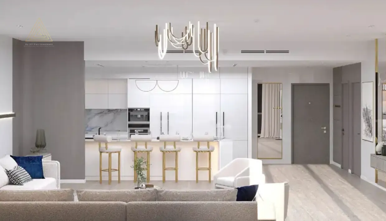 Binghatti Crescent at JVC, Dubai by Binghatti Developersبن غاطي كريسنت في قرية جميرا سيركل، دبي من شركة بن غاطي للتطوير العقاريbuilding