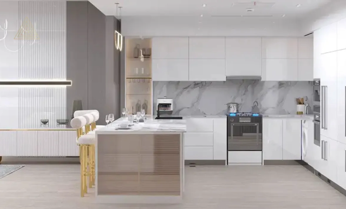 Binghatti Crescent at JVC, Dubai by Binghatti Developersبن غاطي كريسنت في قرية جميرا سيركل، دبي من شركة بن غاطي للتطوير العقاريkitchen