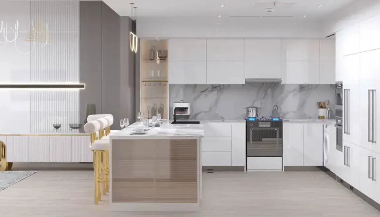 Binghatti Crescent at JVC, Dubai by Binghatti Developersبن غاطي كريسنت في قرية جميرا سيركل، دبي من شركة بن غاطي للتطوير العقاريkitchen
