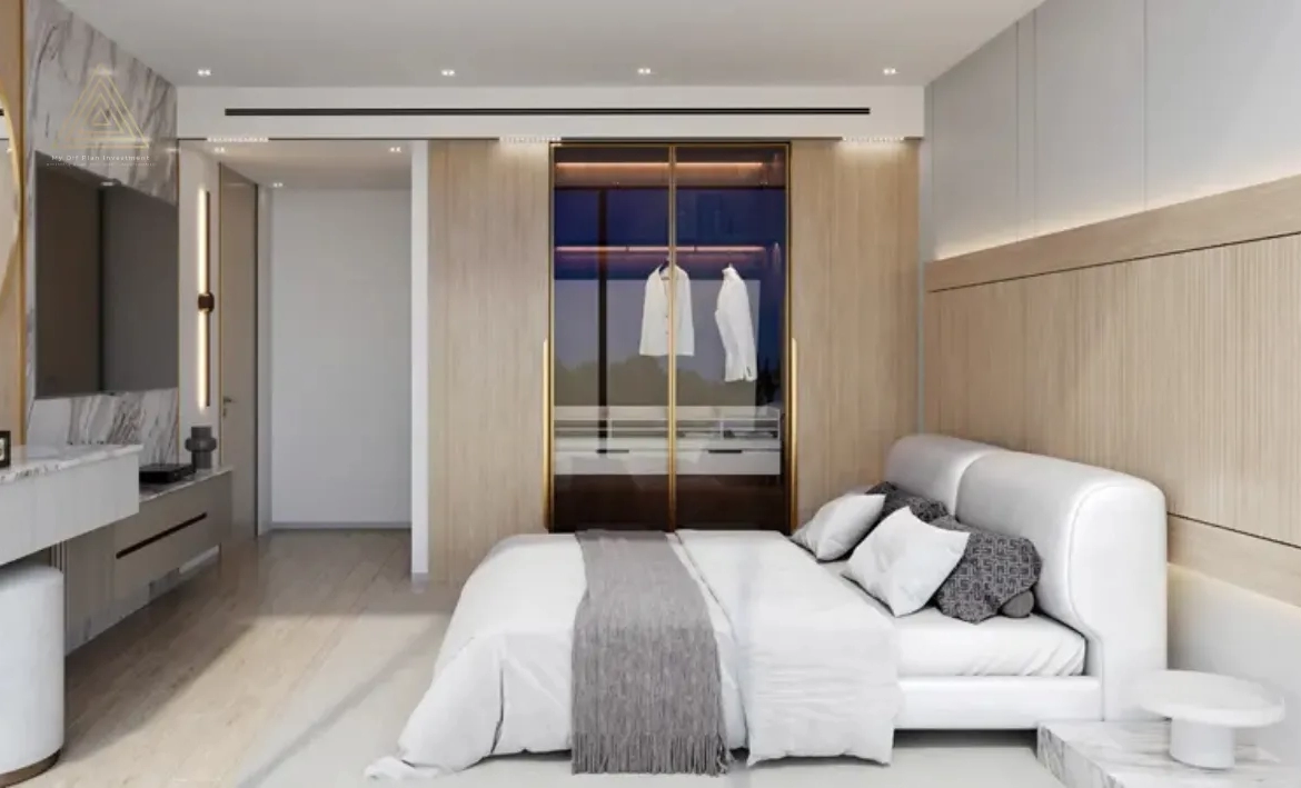 Binghatti phantom at JVC by Binghatti Developersبن غاطي فانتوم في قرية جميرا الدائرية من شركة بن غاطي للتطوير العقاريbedroom