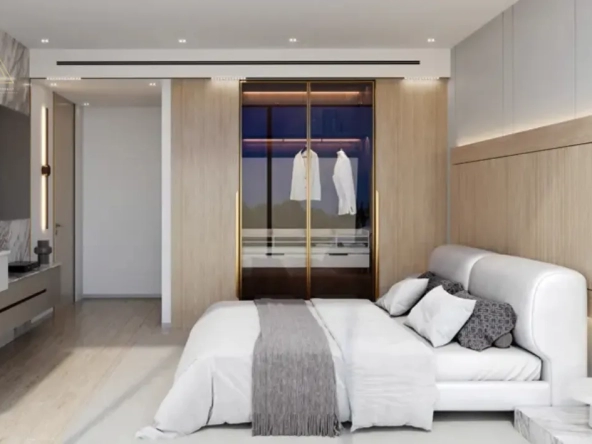 Binghatti phantom at JVC by Binghatti Developersبن غاطي فانتوم في قرية جميرا الدائرية من شركة بن غاطي للتطوير العقاريbedroom