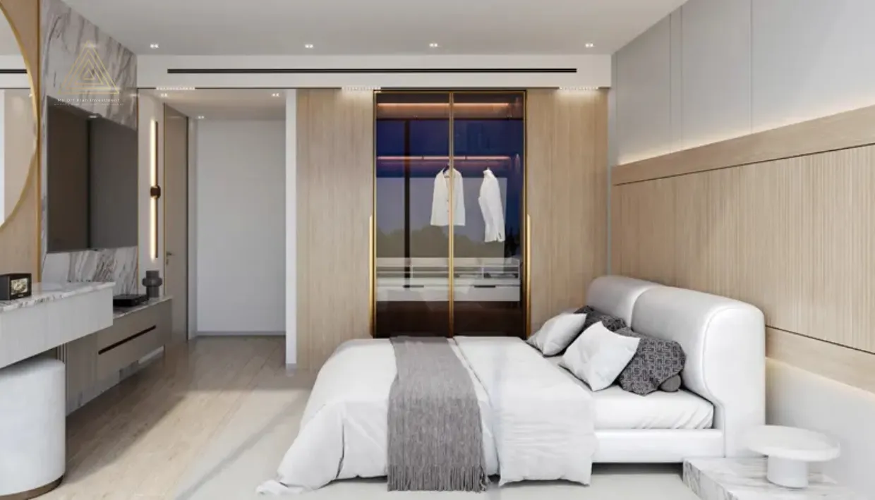 Binghatti phantom at JVC by Binghatti Developersبن غاطي فانتوم في قرية جميرا الدائرية من شركة بن غاطي للتطوير العقاريbedroom