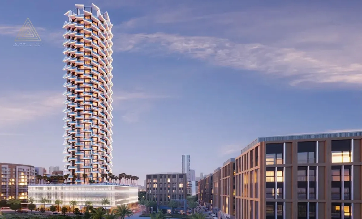 Binghatti phantom at JVC by Binghatti Developersبن غاطي فانتوم في قرية جميرا الدائرية من شركة بن غاطي للتطوير العقاريbuilding