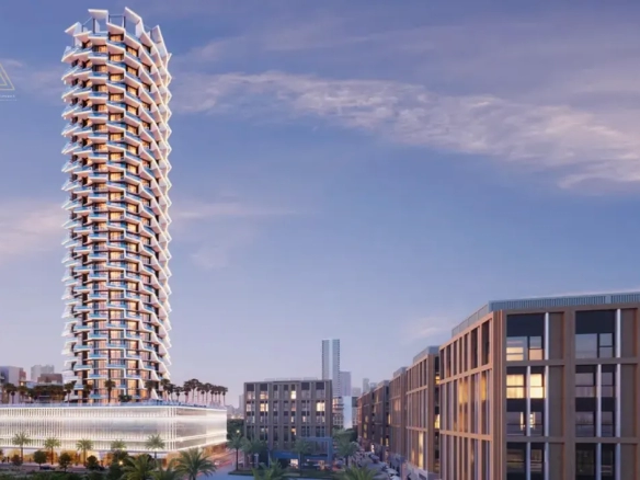 Binghatti phantom at JVC by Binghatti Developersبن غاطي فانتوم في قرية جميرا الدائرية من شركة بن غاطي للتطوير العقاريbuilding