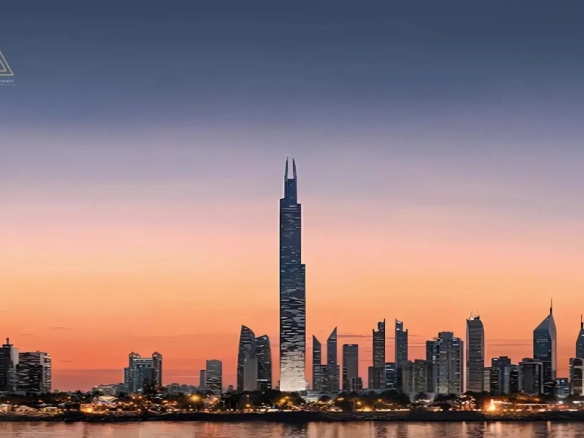 Burj Azizi at Sheikh Zayed Road, Dubai by Azizi Developmentsبرج عزيزي في شارع الشيخ زايد، دبي من عزيزي للتطوير العقاري