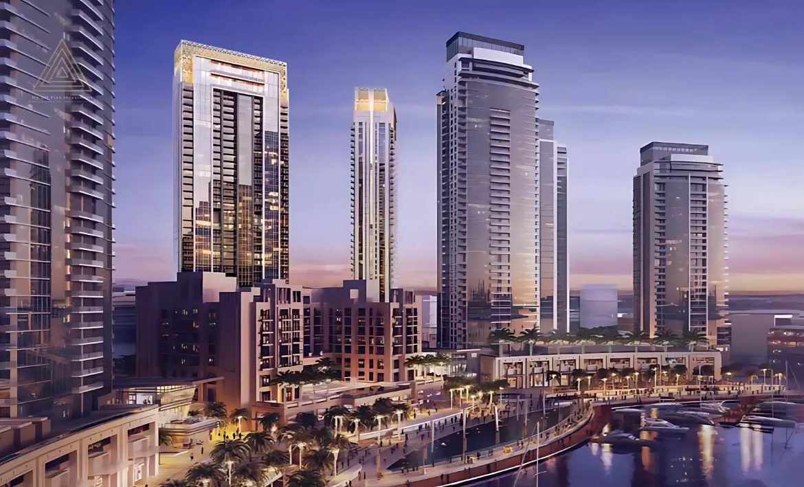 Creekside 18 Twin Towers at Dubai Creek Harbour by Emaarبرجا كريك سايد 18 التوأمان في ميناء خور دبي من إعمارview