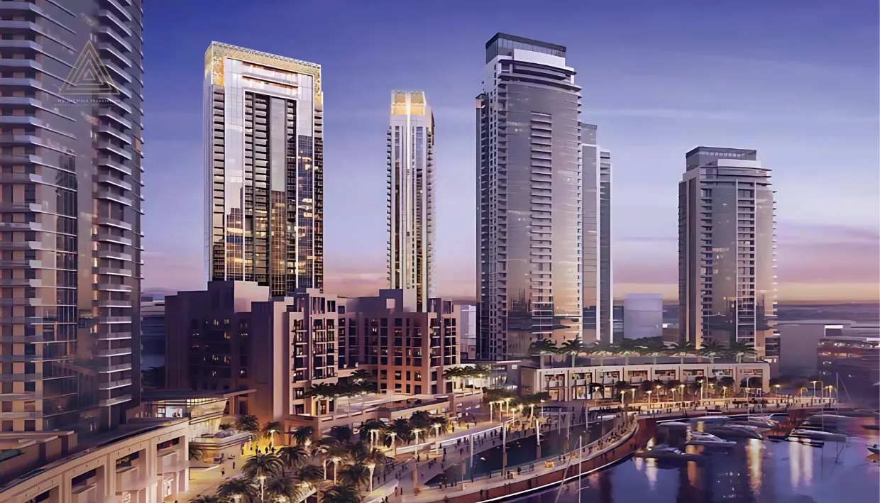 Creekside 18 Twin Towers at Dubai Creek Harbour by Emaarبرجا كريك سايد 18 التوأمان في ميناء خور دبي من إعمارview