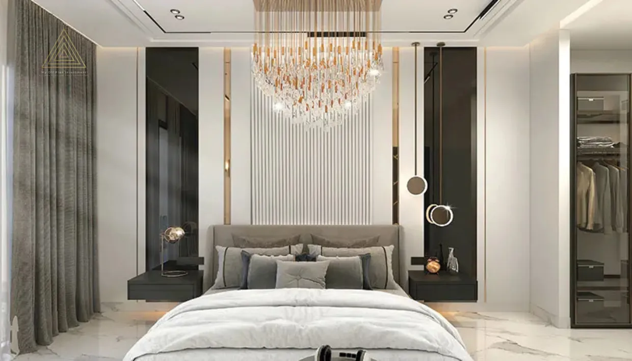 Elitz 2 at Jumeirah Village Circle by Danube Propertiesإليتز 2 في قرية جميرا سيركل من دانوب العقاريةbedroom