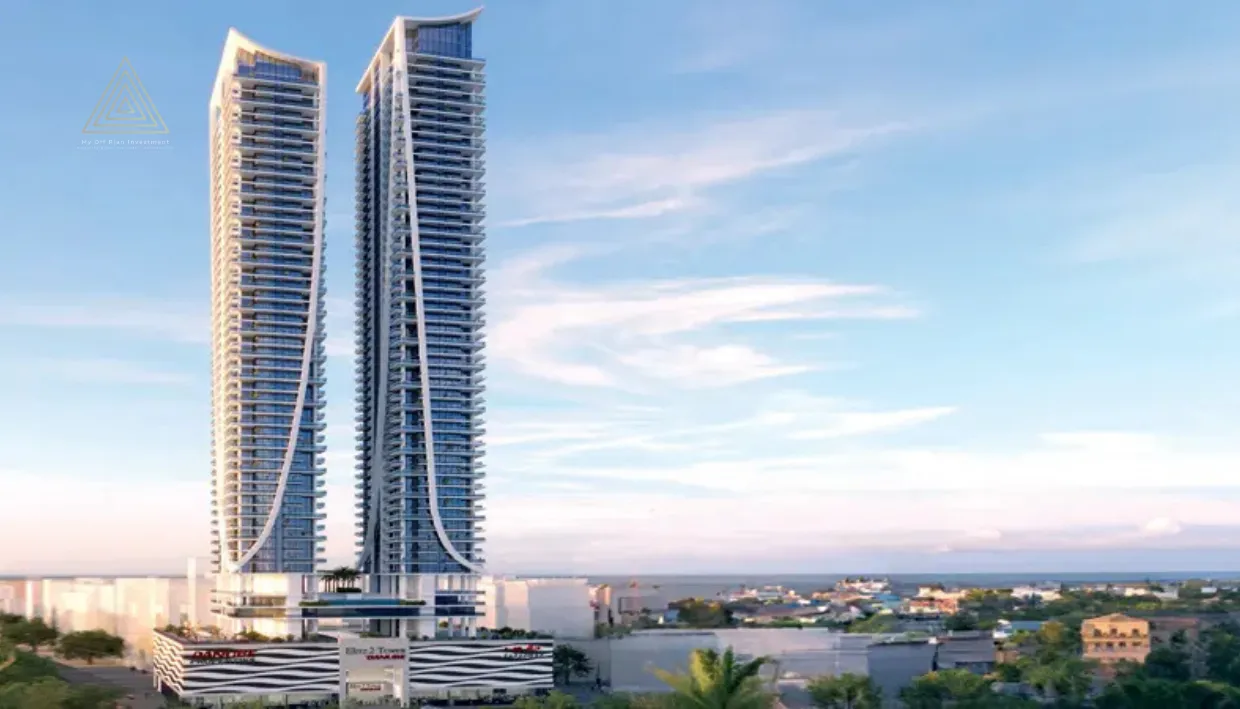 Elitz 2 at Jumeirah Village Circle by Danube Propertiesإليتز 2 في قرية جميرا سيركل من دانوب العقاريةbuilding