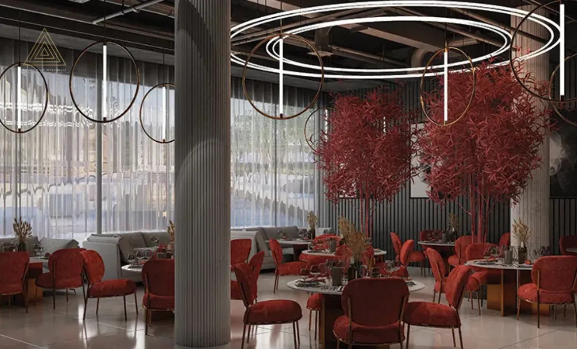 Elitz 2 at Jumeirah Village Circle by Danube Propertiesإليتز 2 في قرية جميرا سيركل من دانوب العقاريةdinning area