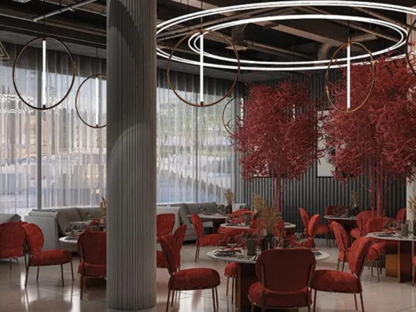 Elitz 2 at Jumeirah Village Circle by Danube Propertiesإليتز 2 في قرية جميرا سيركل من دانوب العقاريةdinning area