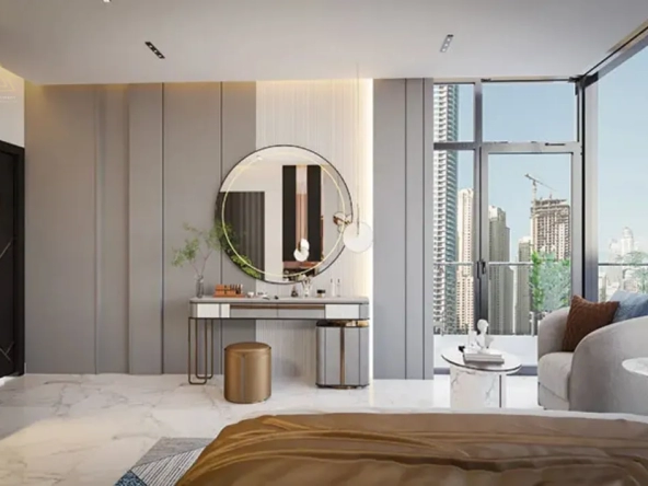 Elitz 2 at Jumeirah Village Circle by Danube Propertiesإليتز 2 في قرية جميرا سيركل من دانوب العقاريةdressing area
