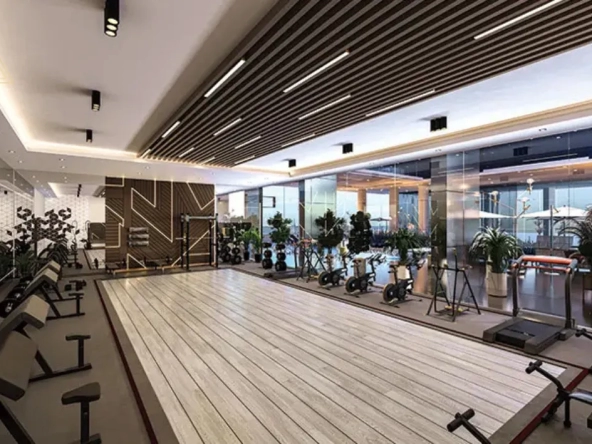 Elitz 2 at Jumeirah Village Circle by Danube Propertiesإليتز 2 في قرية جميرا سيركل من دانوب العقاريةgym