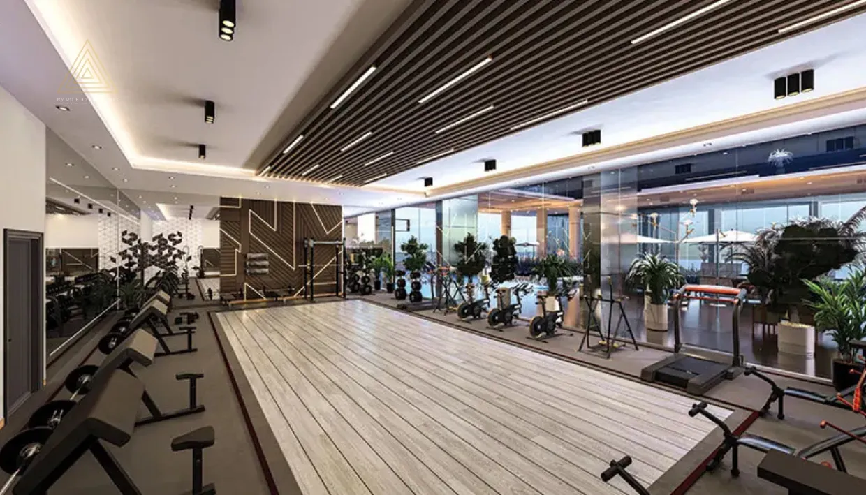 Elitz 2 at Jumeirah Village Circle by Danube Propertiesإليتز 2 في قرية جميرا سيركل من دانوب العقاريةgym
