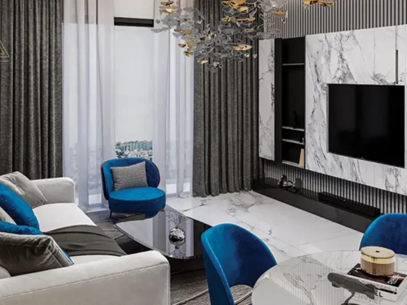 Elitz 2 at Jumeirah Village Circle by Danube Propertiesإليتز 2 في قرية جميرا سيركل من دانوب العقاريةliving