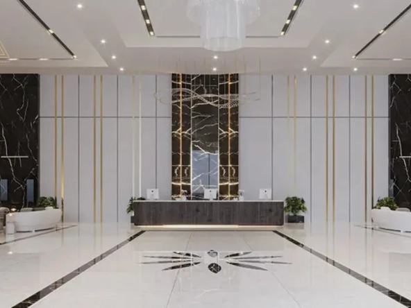 Elitz 2 at Jumeirah Village Circle by Danube Propertiesإليتز 2 في قرية جميرا سيركل من دانوب العقاريةlobby