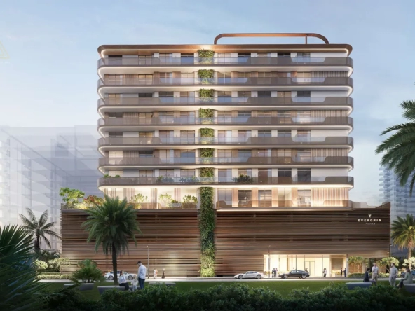 Evergr1n House 2 at Jumeirah Garden City by Object 1 Developmentإيفرجرين هاوس 2 في جميرا جاردن سيتي من كائن 1 للتطويرbuilding