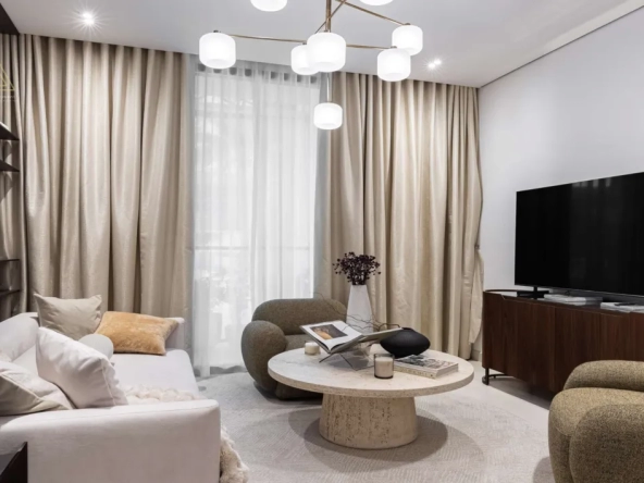 Evergr1n House 2 at Jumeirah Garden City by Object 1 Developmentإيفرجرين هاوس 2 في جميرا جاردن سيتي من كائن 1 للتطويرliving