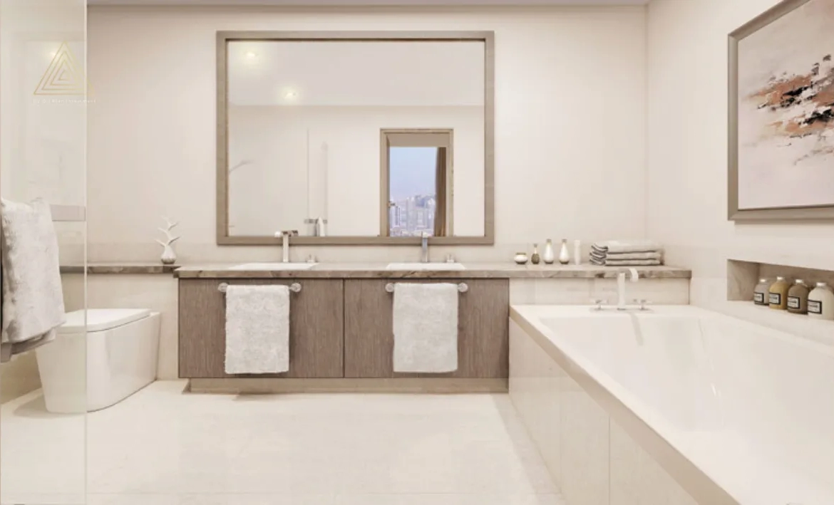 Forte at The Opera District, Downtown Dubai by Emaarفورتي في منطقة الأوبرا، وسط مدينة دبي من إعمارbathroom