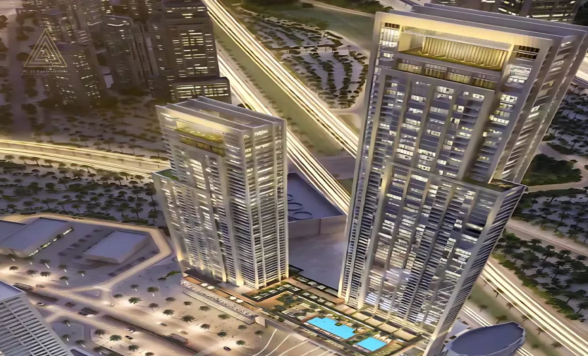 Forte at The Opera District, Downtown Dubai by Emaarفورتي في منطقة الأوبرا، وسط مدينة دبي من إعمارbuilding