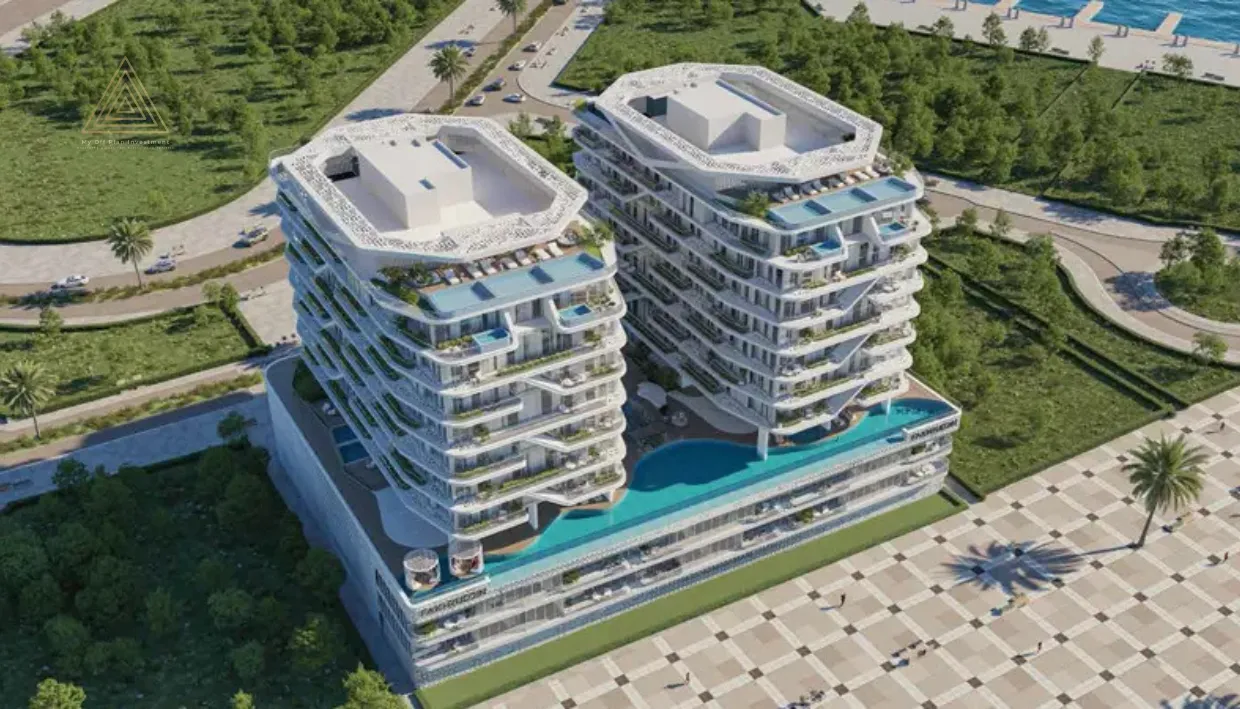 Hatimi Residences by Fakhruddin at Dubai Islandsهاتيمي ريزيدنسز من فخر الدين في جزر دبيbuilding